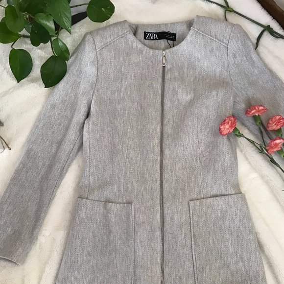 Zara grey coat - Picture 2 of 3